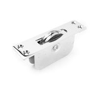 2 Inch Square End Sash Pulley - Polished Chrome