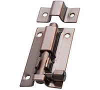 2 inch Stainless Steel Square Door Latch Bolt Securing Internal Door Latches Bolts for Bedrooms, Bathroom Toilet Gate and Wooden Doors Red Bronze