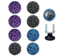 2 Inch Stripping Wheel Discs for Drill,Die Grinder - Silicon Carbide Quick Change Stripping Wheel Discs with 1/4'' Shanks Holder for Cleaning,Remove Rust,Paint,Welds,Coating