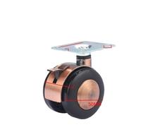 2-Inch Swivel Caster Wheels - Heavy Duty Alloy Universal Wheel with Wire Teeth for Chairs, Speakers, Furniture, Cabinets & Sofas - Silent Rolling Coffee Table Castors (Large)