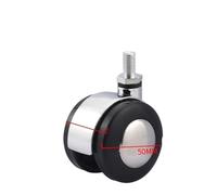 2-Inch Swivel Caster Wheels - Heavy-Duty Alloy Universal Wheels for Chairs, Furniture, Cabinets & Sofas - Silent Wire Teeth Design for Smooth Mobility (Large)