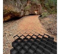 2-Inch Thick Gravel Grid Pavers for Outdoor Driveways, Paths & Patios - Available in 3 to 30 Feet Lengths, Ground Grid for Heavy Traffic Areas