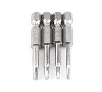2 Inch Triangle Head Screwdriver Bit Set 5Pcs Magnetic 1/4" Hex Shank TA1.8 TA2.0 TA2.3 TA2.7 TA3.0 Triangular Screw Bits