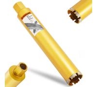 2 Inch Wet Core Drill Bits, DaduoRi 2" Core Bit for Concrete, 14" Drilling Depth, 1-1/4"-7 Thread Diamond Core Bit for Cured Concrete with Rebar, Hard Masonry, Brick Block, Stucco, Stone (51mm)