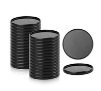 2 inches Discbound Expansion Discs, Black Plastic Binder Rings Discs Book Binding Discs for DIY Notebooks and Planner Scrapbooking Supplies(30 PCS)