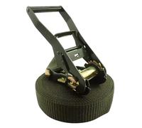 2 Inches Wide Endless Ratchet Tie Down Straps Heavy Duty Cargo Tie Downs, Sturdy Nylon Green Ratcheting Securing Straps, Tie-Down Motorcycles Trailer Loads Kayak(L 7m/23')