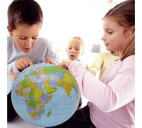 2 Inflatable Globes And 1 Floor Plan, Outdoor Beach Toys, Educational And Teaching Props, Parent-Child Interactive Supplies.