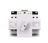 2 Input 1 Outpout 2P 63A 230V 50/60Hz MCB Type Dual Power Automatic Transfer Switch ATS 1Pcs