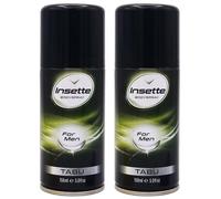 2× Insēttē Body Spray - Tabu - For Men | 150mL Each [Total 300mL]