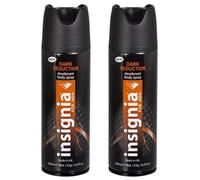 2× Insígniā - Dark Seduction - Deodorant Body Spray - For Men | 200mL Each [TWIN PACK]
