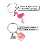 2 Inspirational Long Keychains, A Variety of Animal Shapes, Positive Energy Pendants, Commemorative Blessing Gifts.