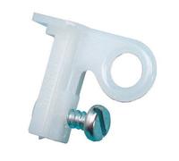 2 INTEGRA DISCREET CURTAIN TRACK END STOPS - Discrete slimglide