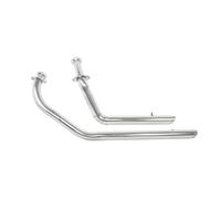 2-into-2 Muffler Full Exhaust System Chrome/Black For Suzuki For Boulevard For C50 For C50T 2005-2014 For C50C 2006-2014