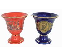 2 Items Pythagoras Cups Justice Pythagorean Theorem - Dionysus Wine Feast
