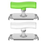 2 Jar Opener Adjustable Easy Grip Effortless Can Jar Bottle Opener Multifunctional Stainless Steel Lids Off Jar Opener for Arthriti s Weak Hands and Seniors