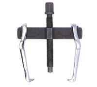 2 Jaw Puller, 4 Inch Reversible Bearing Extractor Tool for Pulleys, Internal and External Gears with Convenient Button Mechanism, CRV Steel Construction for Automotive Repair,