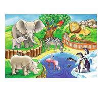 Ravensburger Time at The Zoo Jigsaw Puzzles for Kids Age 3 Years Up - Educational Toddler Toys - 2x 12 Pieces