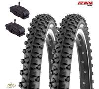 2 KENDA 20" x 1.75 Tires + America Tubes Schrader Valve Mountain Bike