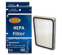 (2) Kenmore Sears EF 1 Pleated Vacuum HEPA Filter w/activated Charcoal, 86899 Progressive Vacuum Cleanser, C368KCNP1, 40