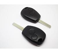 2 Key Case Cover Shell Remote Control 2 Buttons Compatible with Renault Clio Twingo Megane Laguna Kangoo Compatible with Dacia Duster Logan Sandero Pair