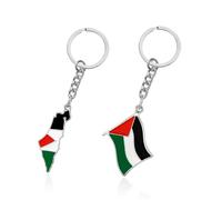 2 Keychains, National Theme Key Rings, Backpack Key Pendants, Fashion Trend Gifts.
