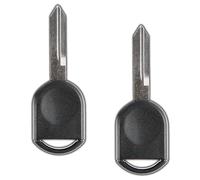 2 KeylessOption Replacement Ignition Chipped Key Transponder Compatible with 80 Bit H92 H84 H85