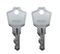 (2) KeyPower ES201 Key for ESP/HON/Cam Lock/Truck Tool Box/Timberlie Desk/Herman Miller/Meridan File Cabinet Replacement Keys