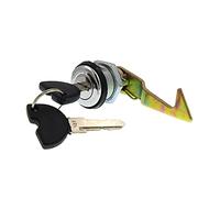 2 Keys + 1 Lock Electric Car Scooter Tail Box Trunk Lock Queen Accessories Motorcycle Rear Lock Trunk Lock Actuator with Remote Control for School Cylinder with Replacement Car Key