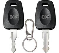 2 Keys Compatible with 007 002 Master Luggage,Luggage Suitcase Password Locks Key