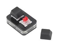 2 Keys Red Switch Keyboard Mini USB Mechanical Keypad for Rhythm Games Copy Paste Function (Black)