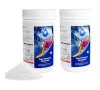 Chlorine Granules Water Treatment fort for Cleaning of HotTub Shatchi White 2 Pack