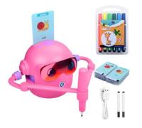 2. Kids Drawing Robot - Smart Coding Drawing Bot with Reusable Paper Pad, Motorized Art Robot Toy for Hands On Learning Creativity Early STEM Education for Children