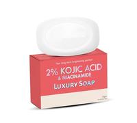 2% Kojic Acid Skin Lightening Soap with Niacinamide - 75g (Pack of 1) | Fades Dark Spots, Pigmentation & Tan | For Clear Glow & Glass Skin | All Skin Types