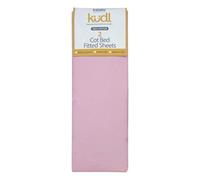 2 Kudl Cot Bed Sheets Cotton Pink 2 x 5ft by Kidsaw