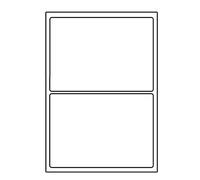 2 Labels Per Sheet Address Labels Self Adhesive Mailing Labels for Postage Inkjet Laser Printers Printable A4 Sticky Sheet Labels 200x144mm (100 Sheets)