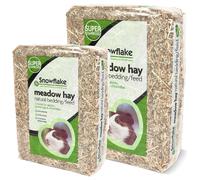 2 Large 3kg Bags Premium Dried Meadow Hay Grass For Small Animals