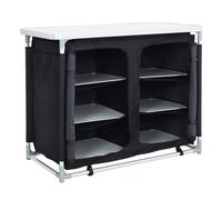 (#2) Large Camping Kitchen Cook Table Stand Folding Storage Unit Portable Outdoor BBQ