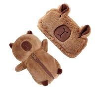 2 Large-Capacity Pencil Cases, Capybara Capybara Theme, Student Stationery Storage Bag, Durable Canvas Surface, Cute Pattern.