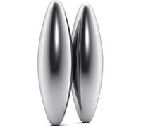 2 Large Powerful Rattle Magnets Spinning Buzzing, Educational Magnet Toy, Hematite Zingers, Stress Relief for Autism, ADD, OCD & ADHD, Fidget Toy, Fridge Magnets 6cm