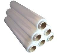 2 Large Rolls Of Extra Strong Clear Pallet Stretch Wrap - Size 500mm WIDE x 125 Metres Each - Standard Core 25 Micron Transparent Plastic Polythene Film
