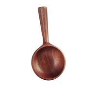 2. Large Wooden Serving Spoon with Extended Handle Long-Lasting Utensil for Camping Meals Family Dining Portable Wooden Spoon for Outdoor Use