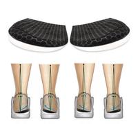 2-Layer Adjustable Supination Correction Insoles for Foot Alignment, Anti-Shock Orthotic Heel Wedge Inserts for Bow Legs, Overpronation, Knee Pain Relief - Durable, Lightweight (Women 4-7.5/Men: 6-7)