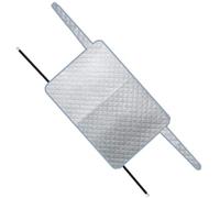 2-Layer Aluminum Foil Rear Windshield Covers with Hook for Frost Protection