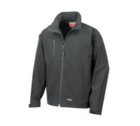 2 Layer Base Softshell Breathable Wind Resistant Jacket Result Black XXL