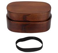 2 Layer Bento Box Wooden Lunch Boxes Bento Box Lunch Boxes Wooden Bento Boxes Wooden Lunch Containers Lunch Box Food Storage Organizer for Kids Adults Hiking Climbing Office School