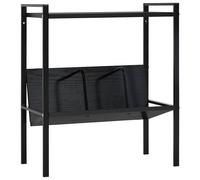2-Layer Book Shelf Standing Shelf Storage Rack Cabinet Engineered Wood vidaXL