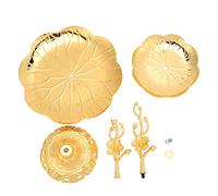 2 Layer Cupcake Stand, Gold Cake Stand Set, European Two Tiered Tray for Candy Dessert Dried Fruit, Assemble Metal Cupcake Holder with Detachable Parts for Party Table