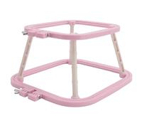 2 Layer Embroidery Frame Stand, Embroidery Stand Hoop Hoops Frame, Versatile Double Embroidery Stand, Adjustable Integrated ABS Needlework Holder Tool for Desktop (Nordic Green)