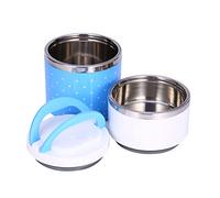 2 Layer Insulated Lunch Box, Stainless Steel Insulated Lunch Box, Food Container with Double Handle, Lunch Bento, Suitable for Children School Adult Work