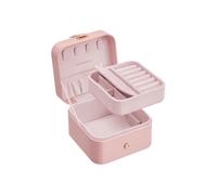 2-Layer Portable Jewellery Box, Retro Green / 11.6 x 16 x 7.5 cm